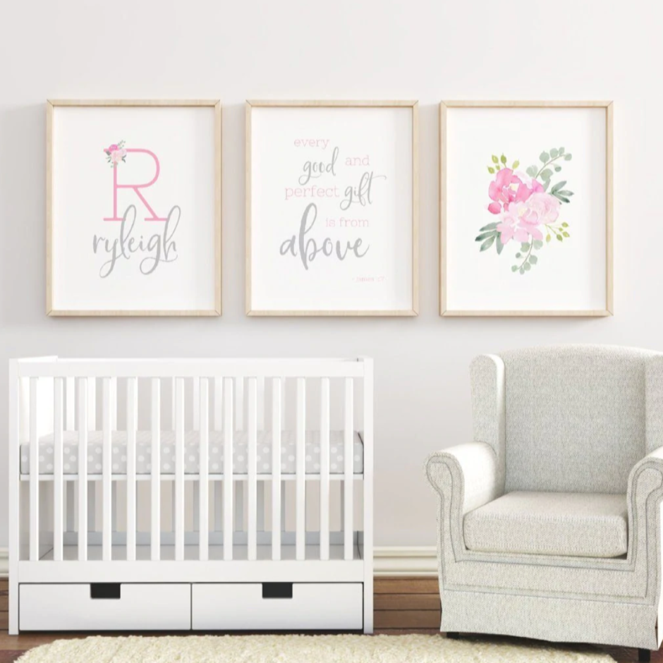 Bright Pink #2 // Set of 3 Prints